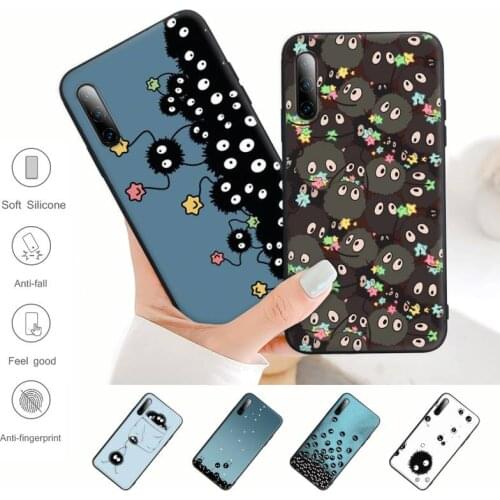 Studio Ghibli Spirited Away Soot Silicone Mobile Phone Cover For Samsung Galaxy S9 S10 S20 S21 S30 Plus Ultra S10e S7 S8 Case