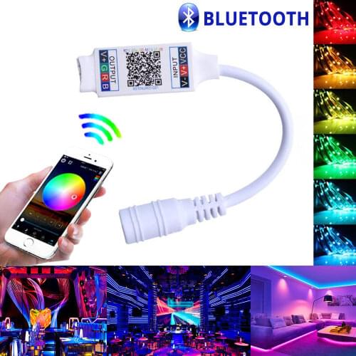 LED Color Bluetooth-compatible Control For RGB 2835 5050 Led Strip Tape Strip Neon Wall Lamp Light Strip Controller Accessories
