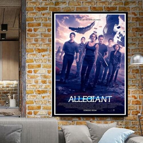 Home Decor Poster Wall Art Print Hot Divergent Hotel Movie Classic Comic Gift Painting Bedroom Picture