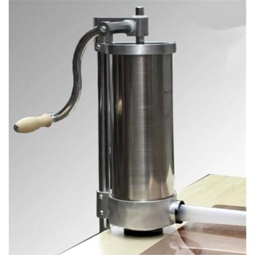 Home use sausage maker 4L,manual sausage filler machine,sausage making machine