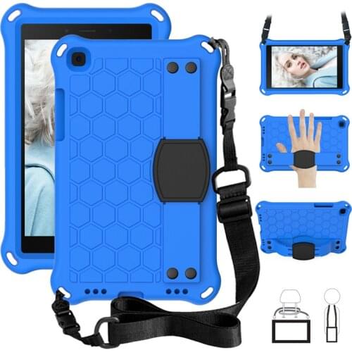 EVA Stand Cover for Samsung Galaxy Tab A 8.0 2019 SM-T290 SM-T295 T290 T295 Kids Safe Foam Shockproof Tablet Silicone Case Capa