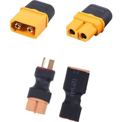 Hot Sale 1pc XT60 to T Dean Plug Conversion Connector For Battery & Charger RC Quadcopter