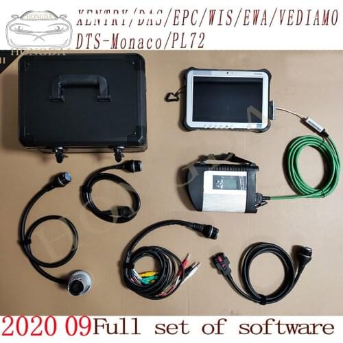 Quality C6 VCI DOIP 2020.12 Xentry/Das/DTS Monaco8 MB STAR C4 SD C5 Diagnostic Tool with WIFI Function Panasonic
