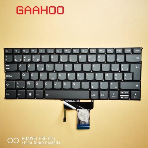 BE BELGIUM Backlight Keyboard for Lenovo YOGA320-13 YOGA720-13 YOGA730-13 LAPTOP Keyboard GRAY