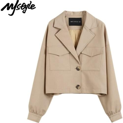 Женские осенние куртки MJ STYLE China At AliExpress