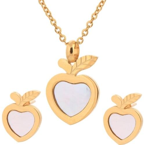 NIBA New Arrival Apple Jewelry Sets High Quality Bridal Jewelry Sets Nickel Free Elegant Women Jewelry Wholesale