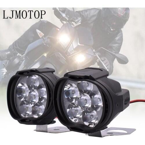 Hot Motorcycle Led Lamps Waterproof Fog Spot Headlight 10W With Switch For Yamaha xjr 1300 400 fjr 1300 XJR400 BT1100 bt 1100