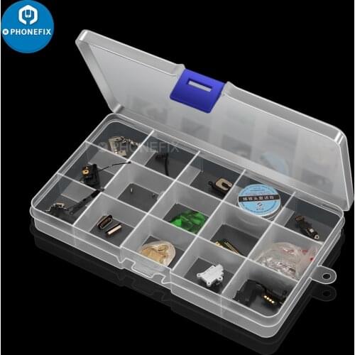Practical Phone Repair Screws Parts Compartment Box Plastic Storage Box Jewelry Earring Bead Holder Case Display Container
