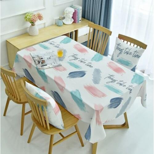 Nordic Style Simple Modern Tablecloth Dining Table Hotel Desk Cover Carbinet Cafe Restaurant JS92C