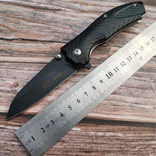 SR 5CR13 stainless steel wilderness survival wild survival self-defense folding knife high hardness sharp folding knife