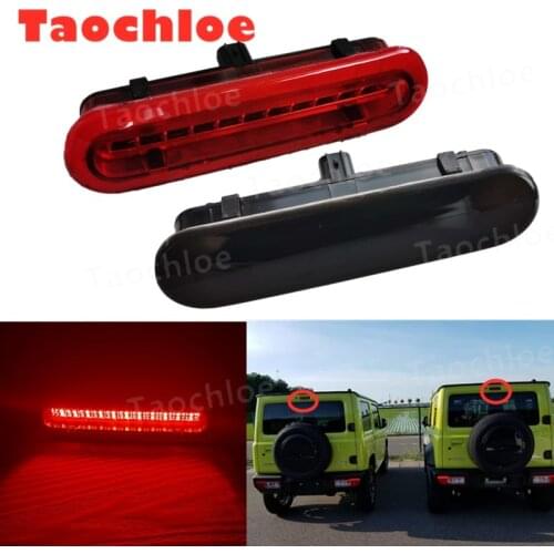 1pc Led Car High Mounted Rear Brake Light For Suzuki Jimny JB64 JB74W 2018 - 2021 3rd Third For Jimny Brake Light Red Smoke