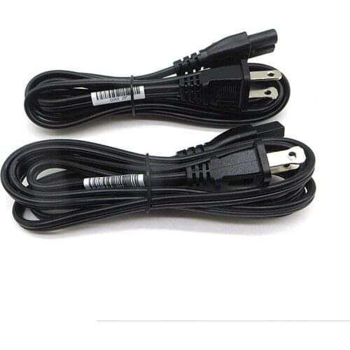 Universal 2 Slot Polarized to Figure 8 AC Adapter Power Cord 18AWG NEMA 1-15P to IEC320 C7 Power Cable 1.8M