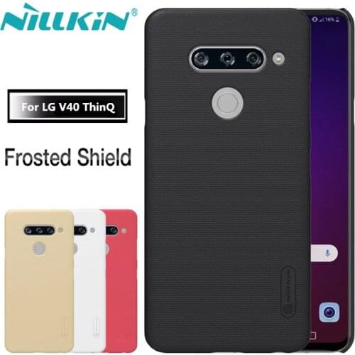 V40 ThinQ Case Nillkin Super Frosted Shield Ultra Thin Hard PC Back Cover Matte Phone Case for LG V40 ThinQ Capa