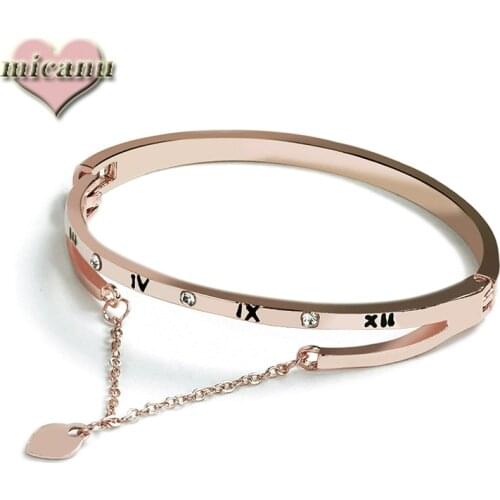 Bracelet Charms Fashion for Women Rose Gold Luxe Designer Botones Ofertas Relampago Jewelry Cadeau Femme EnvioGratis a Mexico