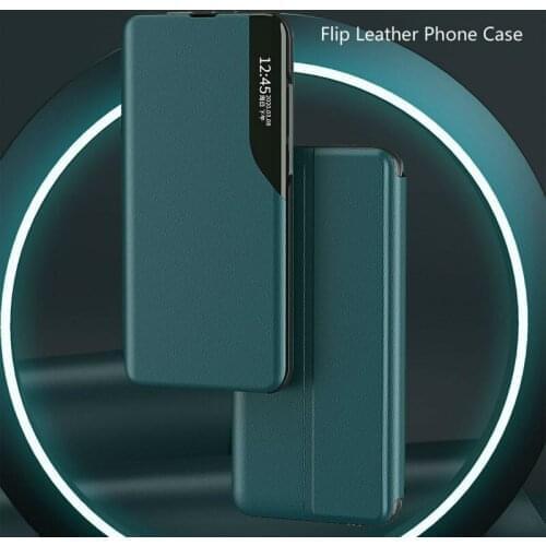50pcs/Lot Smart Magnetic Leather Flip Phone Case For Samsung Galaxy S21 Plus S21 Ultra Coque Fundas