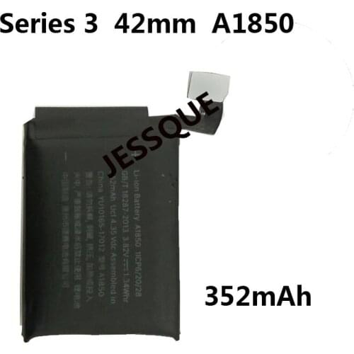 42mm A1850 352mAh G3 Battery for Apple watch Series 3 Gen Serie G S3 Serie GPS Batterie Accumulator AKKU