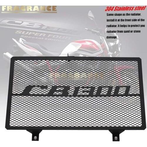 For Honda 03-08 CB1300 CB 1300 2003-2008 2004 Motorcycle Accessories radiator grille guard protection Stainless Steel Black