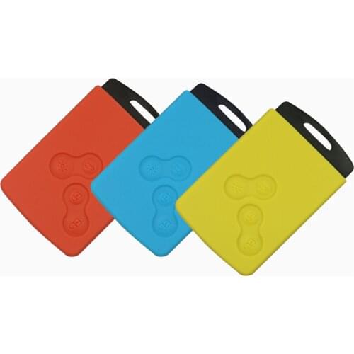 Auto Key Protector Silicone Car Key Case Cover Skin Holder for Renault Koleos Laguna Megane 2 3 Clio Logan Duster Sandero Twingo