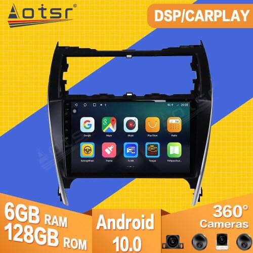 6+128G For Toyota Camry 2012 2013 2014 2015 2016 2017 Android Car Tape Radio Recorder Video Player Navi GPS Multimedia Head Unit