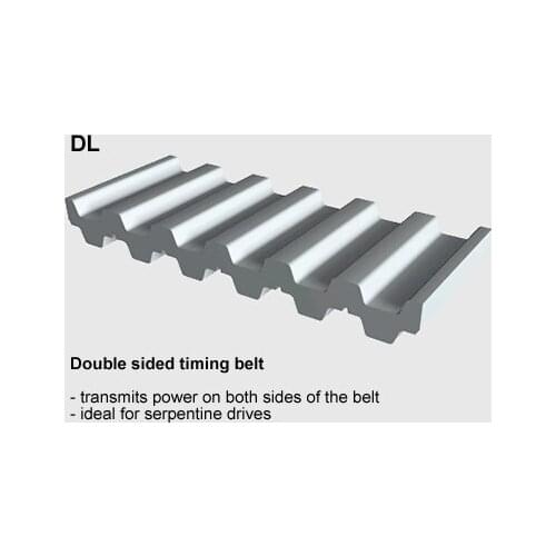 Free shipping cost 60mm width T5 DL 4250mm length stainless steel wire cords closed loop pu timing belts good quality