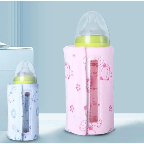 Travel Stroller USB Milk Water Warmer Baby Nursing Bottle Heater Insulated Bag