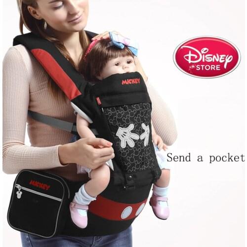 Disney Ergonomic Baby Carrier Backpack Infant Sling Toddler Waist Wrap Carrier Baby Holder Kangaroo Hipsit Minnie Cartoon Design