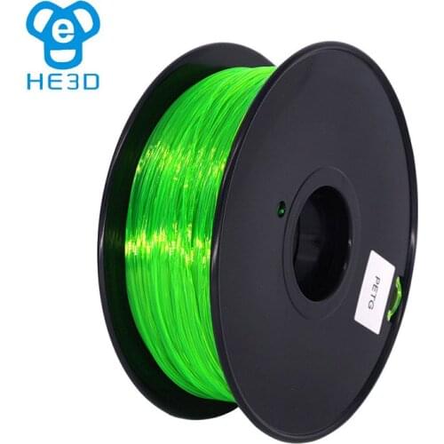HE3D PETG multiple colour 3d printer filaments 1.75mm/3mm 1kg plastic Rubber Consumables Material