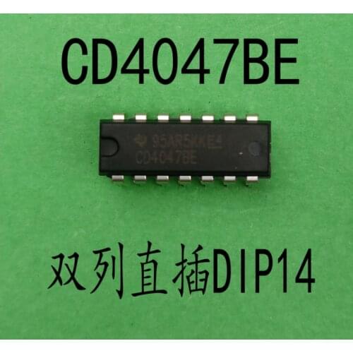 Xinyuan 10PCS/LOT CD4047BE DIP14 CD4047 DIP 4047BE new and original IC