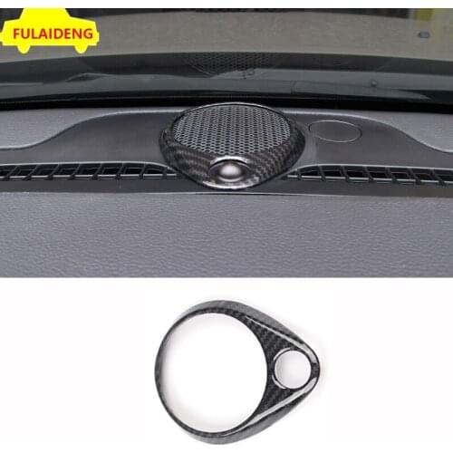1pcs For Jeep Grand Cherokee 2014-2020 ABS Carbon Fiber Dashboard Speaker Cover Trim Car Styling Accessories