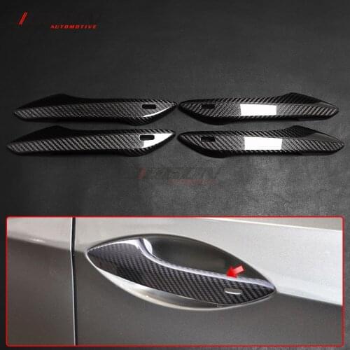Carbon Fiber Side Door Handle Cover Trim For Lexus NX AZ10 NX200t 300 300h 2015 2016 2017 2018 2019 2020 Exterior Accessories