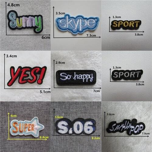 Exquisite Stickers embroidered Applique iron on patches Clothing Accessories Hot melt adhesive Stripes Patch Jeans Scrapbooking