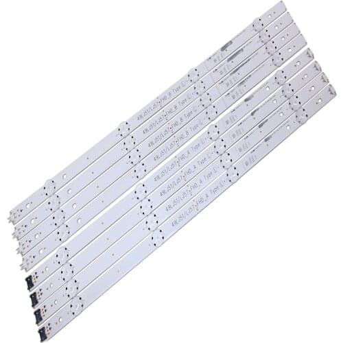 New 80pcs/set LED strip for LG 49LH590V HC490DUN 49LH5700 49LJ51/LJ57_FHD_A B Type LG innotek 17Y 49_FHD A B EAU63673013