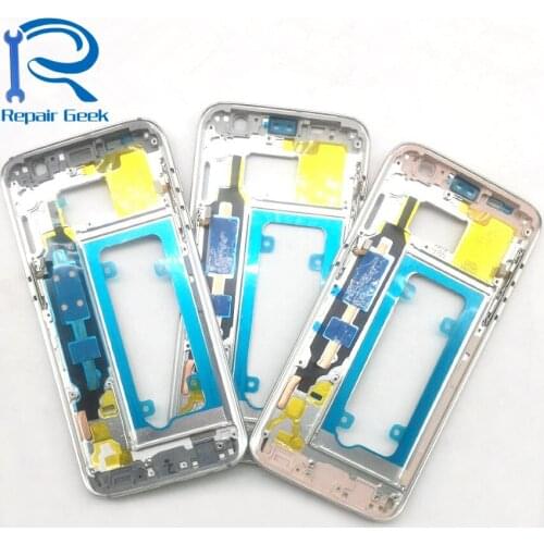 Middle Housing Frame Bezel Replacement Parts For Samsung Galaxy S7 Edge G935 G935F G935V G935A Middle Chassis Plate Bezel