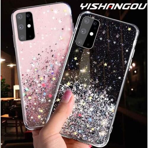 Luxury Glitter Case For Samsung S20 FE S21 Plus Ultra A51 A71 A21S A81 A91 A70 A50 A20 Note 20 S9 S10 Lite A52 A72 A32 5G Cover