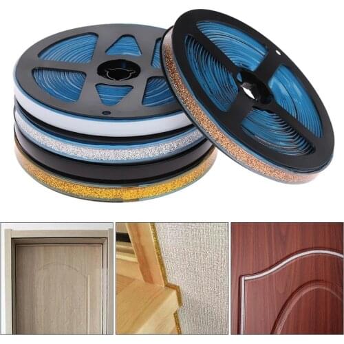 6Mx8mm Self Adhesive tape waterproof Beautiful Joint Floor Seam line Sticker Background wall Ceiling edge CornerSeal Home Decor