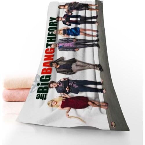 Custom Big Bang Theory 35x75cm Fitness Sports Towel Portable Quick-Drying Towel Yoga Outdoor Microfiber Sports Towel