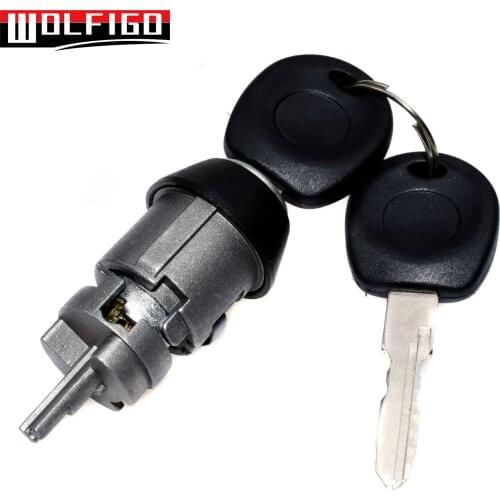 WOLFIGO NEW for VW Beetle 1971-Up Ignition Switch Key & Lock Cylinder Bug for T3 Ghia Bus 191905855,357905855B