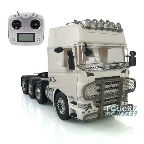 1/14 Metal LESU 6*6 Chassis Hercul Sca Tractor Truck Light Bumper Radio ESC THZH0971-SMT4