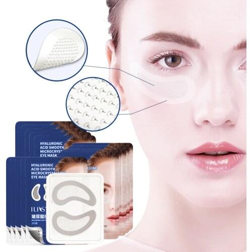 1 Pair-Micro-needle Eye Patch for Wrinkles Fine Lines Removal Hyaluronic Acid Eye Mask Dark Circle Puffiness Eye Pads