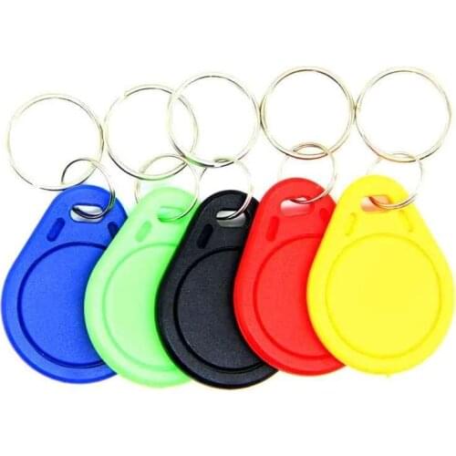 Fast Shipping 125KHz ID Intelligent Waterproof Rewritable Keyfobs RFID Key Tag Keychain EM4305 EM4205 Blank Card 1Pcs