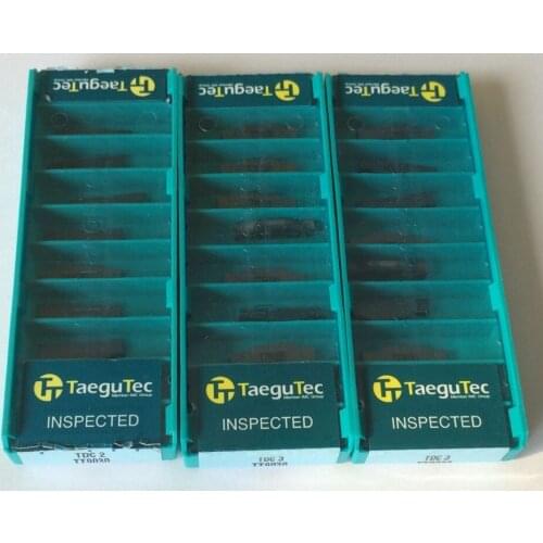 10PCS TAEGUTEC 3mm TDC3 TT9030 Cemented carbide inserts lathe knife cutting CNC blades