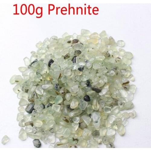 100g natural beautiful Mini Tumbled prehnite Small Natural Reiki Healing Crystals