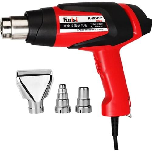 220V 2000W Digital Electric Hot Air Gun CPU Temperature Control BGA Rework Solder Welding Equipment Shrink Wrapping Power Tool