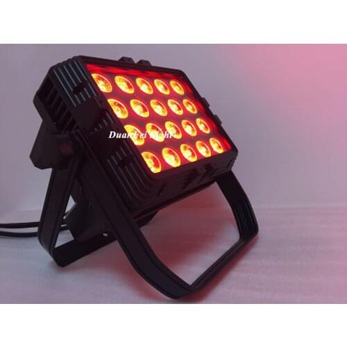 4pcs IP65 LED City Color Outdoor 20x18w RGBWA UV 6in1 DMX Wash Light outdoor wall washer led 18w