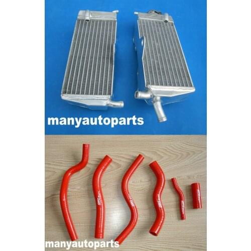 Aluminum Radiator +Silicone Hose For Honda CR125R CR125 1990-1997 91 92 93 CR 125 R 94 95 96 97
