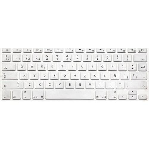 US Version Spanish Soft Silicone Keyboard Cover Protector Keyboard Stickers For Macbook Air /Pro 11"