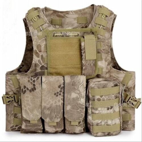 Army Fan Outdoor Shooting Training Combat Vest Men Women Field Hunting CS Game Camouflage Tactical Military Protection Waistcoat
