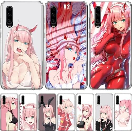 Zero Two Darling In The Franxx 02 Silicon Phone Case For Huawei P30 P20 P40 P10 Mate 30 20 10 Pro Lite P Smart Z Plus + Pattern