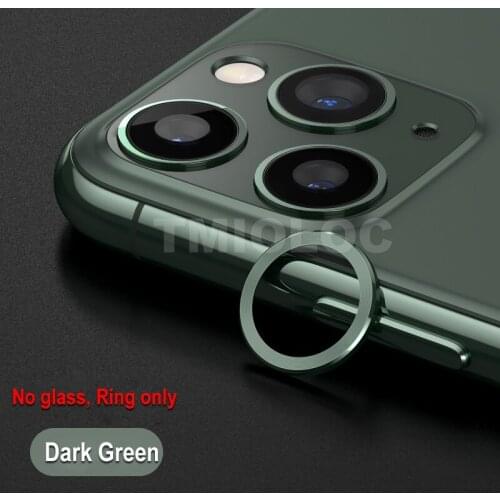 For iPhone 11 Pro Max Camera Case for iPhone 11 Lens Cover Metal Rear Protection Bumper Ring Guard