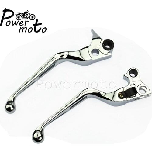 For Harley Touring Glide FLSTSB FLTR Road King 1996-2014 Chrome Motorcycle Brake Clutch Lever Hand Control Handbar Leverl Kit